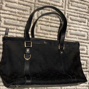 Authentic Gucci Black Tote